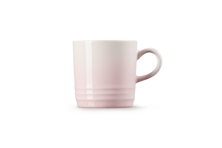 Le Creuset Stoneware Cappuccino Mug 200ml in Shell Pink – Durable, stylish coffee cup | Keans Claremorris