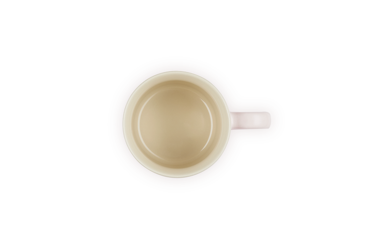Le Creuset Stoneware Cappuccino Mug 200ml in Shell Pink – Durable, stylish coffee cup | Keans Claremorris