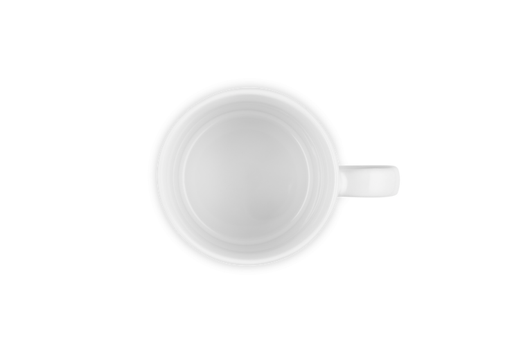 Le Creuset 350ml White Stoneware Mug, durable and stylish, available at Keans Claremorris.