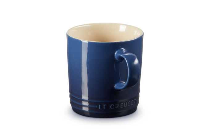 Le Creuset 350ml Ink Stoneware Mug, durable and stylish, available at Keans Claremorris.