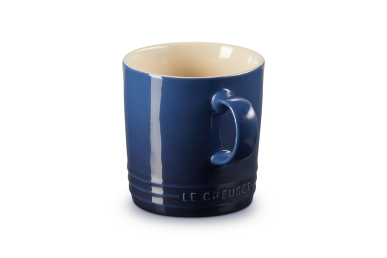 Le Creuset 350ml Ink Stoneware Mug, durable and stylish, available at Keans Claremorris.