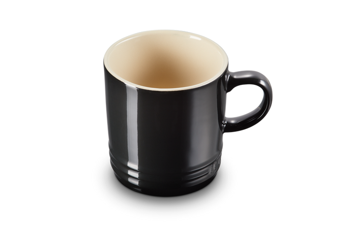 Le Creuset 350ml Black Onyx Stoneware Mug - Durable, Stylish Coffee Cup | Keans Claremorris