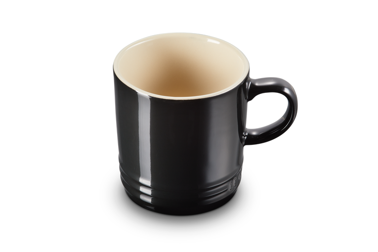 Le Creuset 350ml Black Onyx Stoneware Mug - Durable, Stylish Coffee Cup | Keans Claremorris