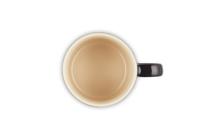 Le Creuset Stoneware Mug 350ml in Black Onyx, durable and stylish, available at Keans Claremorris.