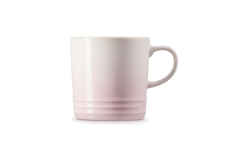 Le Creuset 350ml Stoneware Mug in Shell Pink – Durable, Stylish Coffee Cup | Available at Keans Claremorris