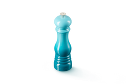 Le Creuset 21cm teal pepper mill, durable ceramic grinder, stylish kitchen tool - Keans Claremorris