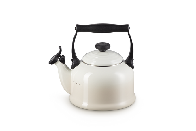 Le Creuset Traditional 2L Meringue Kettle, durable enamel finish, available at Keans Claremorris.