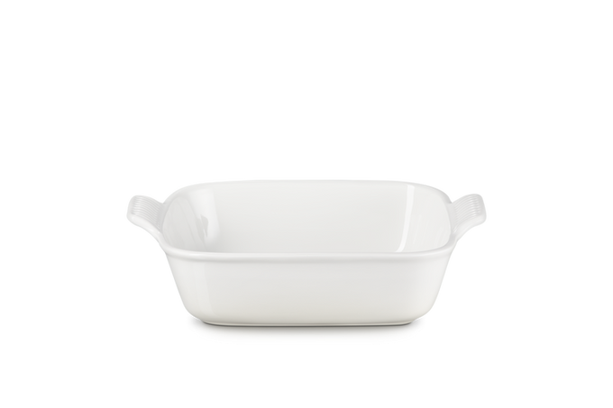 Le Creuset Heritage Square Dish 23cm Meringue color, durable stoneware bakeware – Keans Claremorris