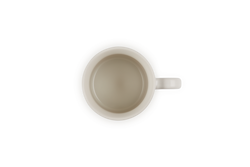 Le Creuset Stoneware Cappuccino Mug 200ml in Meringue color – durable, stylish drinkware | Keans Claremorris