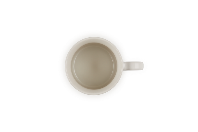 Le Creuset Stoneware Cappuccino Mug 200ml in Meringue color – durable, stylish drinkware | Keans Claremorris