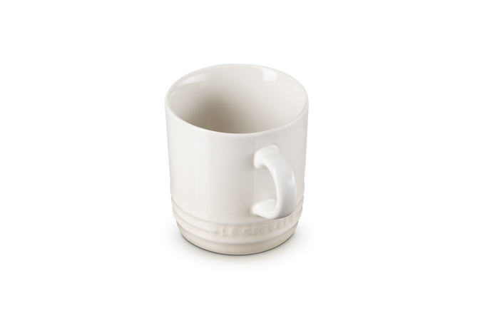 Le Creuset Stoneware Cappuccino Mug 200ml in Meringue color – durable, stylish drinkware | Keans Claremorris