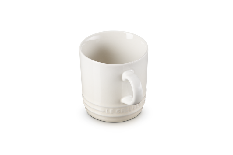 Le Creuset Stoneware Cappuccino Mug 200ml in Meringue color – durable, stylish drinkware | Keans Claremorris