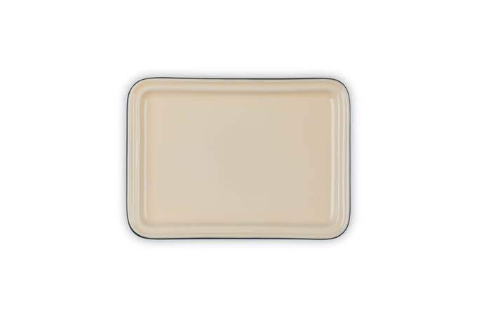 Le Creuset Butter Dish in Deep Teal, durable stoneware, elegant design – available at Keans Claremorris.