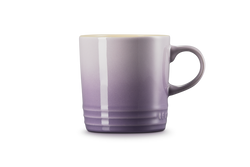 Le Creuset Stoneware Mug in Bluebell Purple, durable and vibrant, available at Keans Claremorris.