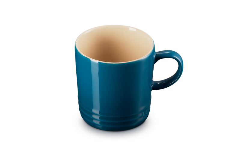Le Creuset 350ml Stoneware Mug in Deep Teal – Durable, Stylish Coffee Cup | Keans Claremorris