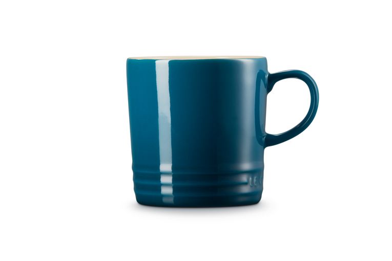 Le Creuset 350ml Stoneware Mug in Deep Teal – Durable, Stylish Coffee Cup | Keans Claremorris