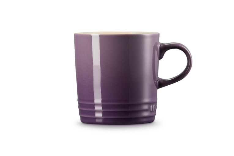 Le Creuset 350ml Ultra Violet Stoneware Mug, durable and vibrant, available at Keans Claremorris.