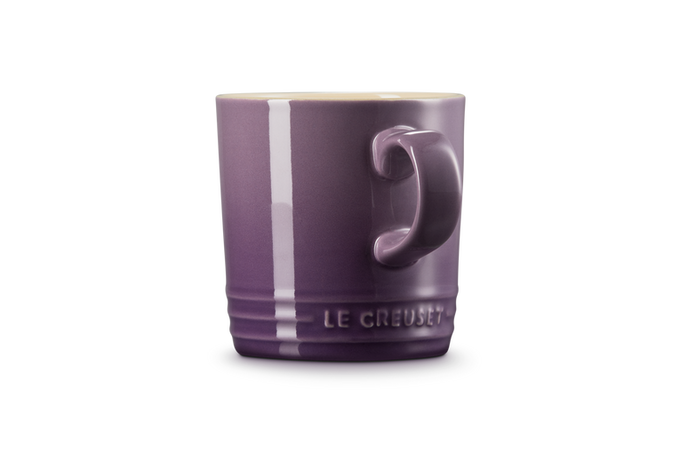 Le Creuset 350ml Ultra Violet Stoneware Mug, durable and vibrant, available at Keans Claremorris.