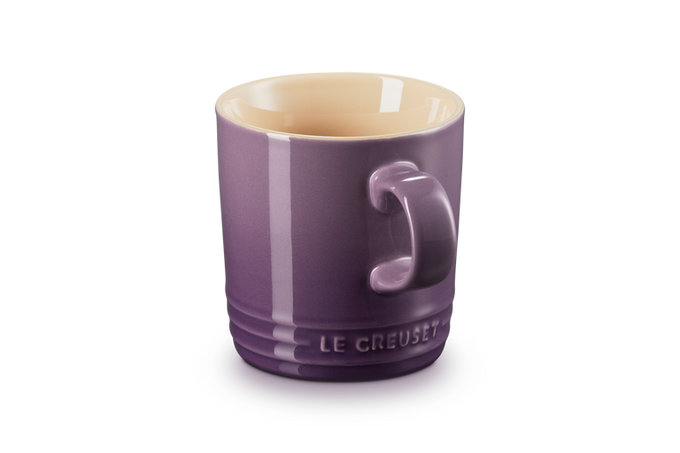 Le Creuset 350ml Ultra Violet Stoneware Mug, durable and vibrant, available at Keans Claremorris.