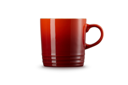 Le Creuset Stoneware Mug in Cerise red, durable and vibrant, available at Keans Claremorris.