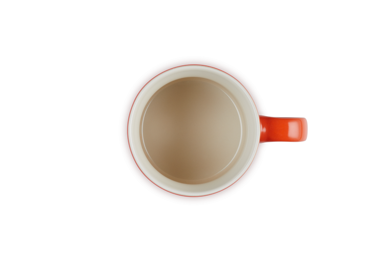 Le Creuset Stoneware Mug in Cerise red, durable and stylish, available at Keans Claremorris.
