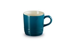 Le Creuset 200ml Deep Teal Stoneware Cappuccino Mug, heat-retentive, scratch-resistant, dishwasher safe – Keans Claremorris