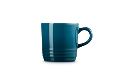Le Creuset Stoneware Cappuccino Mug 200ml in Deep Teal – Durable, stylish coffee cup | Keans Claremorris