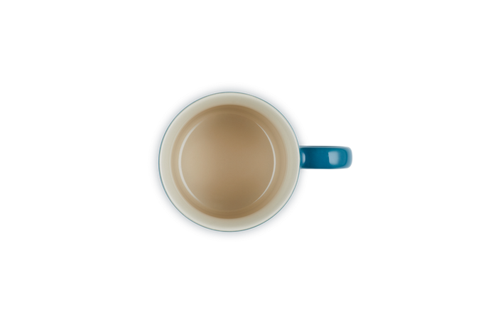 Le Creuset Stoneware Cappuccino Mug 200ml in Deep Teal – Durable, stylish coffee cup | Keans Claremorris