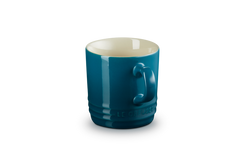 Le Creuset Stoneware Cappuccino Mug 200ml in Deep Teal – Durable, stylish coffee cup | Keans Claremorris