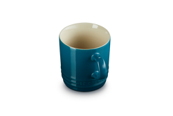 Le Creuset Stoneware Cappuccino Mug 200ml in Deep Teal – Durable, stylish coffee cup | Keans Claremorris