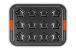 Load image into Gallery viewer, Le Creuset 12 Cup Star Tray Satin Black
