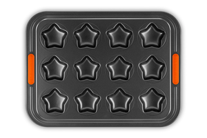 Le Creuset 12 Cup Star Tray Satin Black