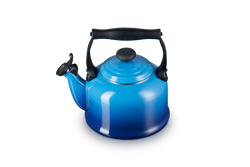 Le Creuset Traditional 2L Azure Kettle, durable enamel, classic design – available at Keans Claremorris