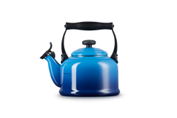 Le Creuset Traditional 2L Azure Kettle - Durable Cast Iron, Stylish Blue Finish | Available at Keans Claremorris