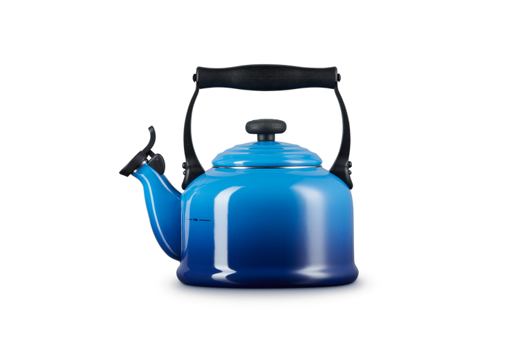 Le Creuset Traditional 2L Azure Kettle - Durable Cast Iron, Stylish Blue Finish | Available at Keans Claremorris