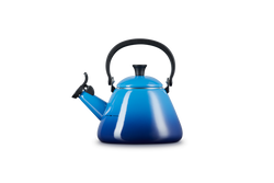 Le Creuset Kone Kettle 1.6L in Azure Blue – Durable enamel, ergonomic handle, Keans Claremorris.
