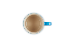 Le Creuset Stoneware Cappuccino Mug 200ml in Azure blue – durable, stylish coffee cup | Keans Claremorris