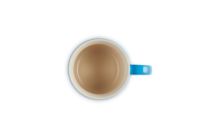Le Creuset Stoneware Cappuccino Mug 200ml in Azure blue – durable, stylish coffee cup | Keans Claremorris