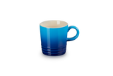 Le Creuset 100ml Azure stoneware espresso mug, scratch-resistant, durable, dishwasher safe – available at Keans Claremorris.