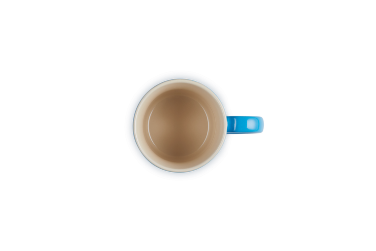 Le Creuset Stoneware Espresso Mug 100ml in Azure blue, durable and stylish - available at Keans Claremorris.