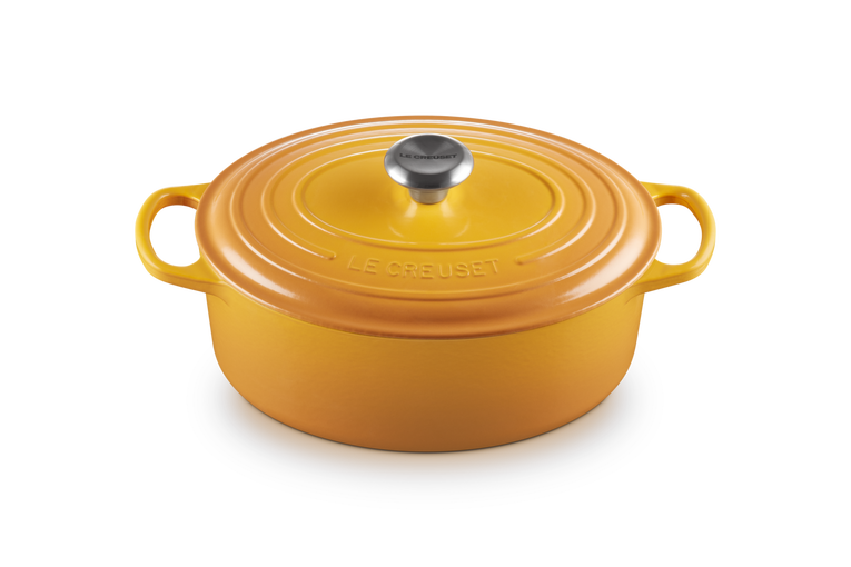 Le Creuset Oval Casserole 27cm Nectar - Durable enameled cast iron cookware | Keans Claremorris