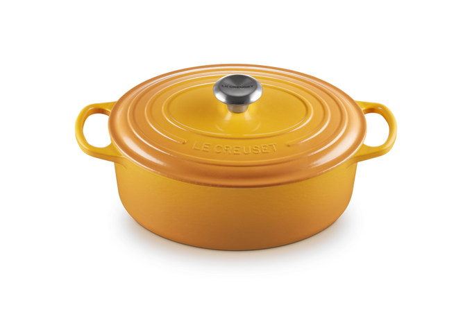 Le Creuset Oval Casserole 29cm Nectar - Durable enameled cast iron cookware | Keans Claremorris