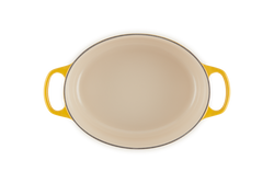 Le Creuset Oval Casserole 29cm in Nectar orange, durable cast iron cookware - Keans Claremorris