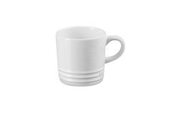 Le Creuset 200ml white stoneware cappuccino mug, heat-retentive, scratch-resistant, dishwasher safe – Keans Claremorris