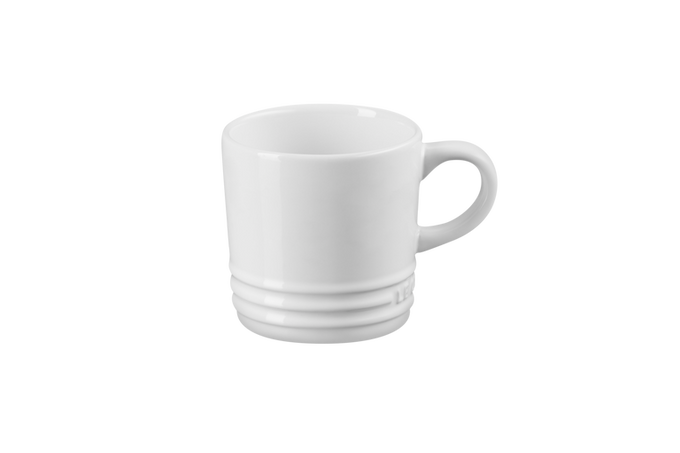 Le Creuset 200ml white stoneware cappuccino mug, heat-retentive, scratch-resistant, dishwasher safe – Keans Claremorris