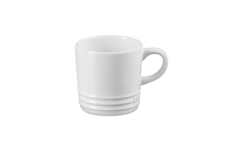 Le Creuset 200ml white stoneware cappuccino mug, heat-retentive, scratch-resistant, dishwasher safe – Keans Claremorris