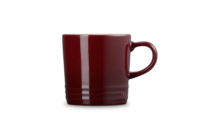 Le Creuset 350ml Garnet Stoneware Mug, durable and stylish, available at Keans Claremorris.
