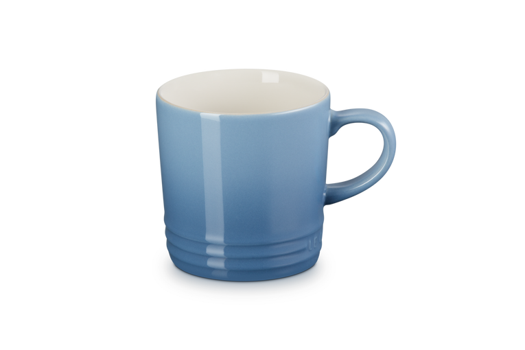 Le Creuset Stoneware Mug 350ml Chambray, durable, heat-retentive, scratch-resistant glaze – available at Keans Claremorris.