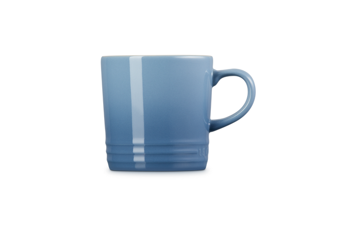 Le Creuset 350ml Chambray Stoneware Mug, durable and stylish, available at Keans Claremorris.