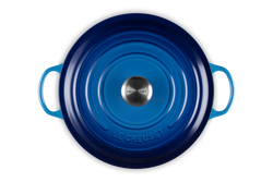 Le Creuset Signature 28cm Azure Soup Pot – Durable Cast Iron Cookware | Keans Claremorris